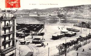 ALGER - CHAMP DE MANOEUVRES - INSTALLATION CIRQUE - 1922